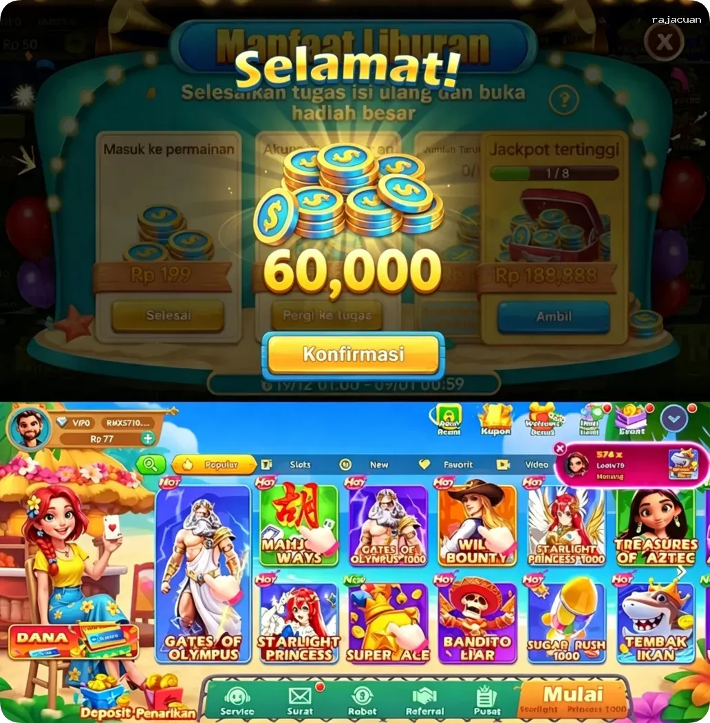 rajacuan Masuk - rajacuan Resmi